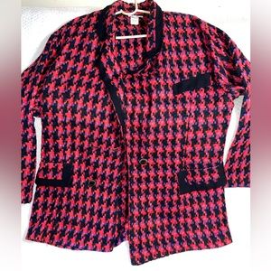 Houndstooth Print -BLAZER